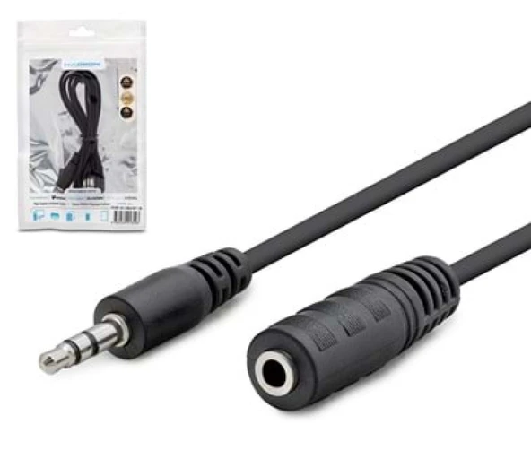 HADRON HDX1004(HN4358) 3.5 MM STEREO ERKEK/DİŞİ 1.2 METRE KULAKLIK AUX UZATMA KABLOSU