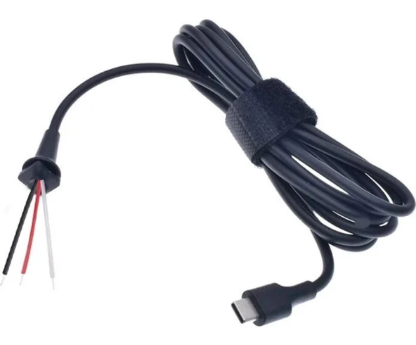 Type-c Tamir Kablosu Type-c Mackbook Notebook Adaptör Tamir Dc Kablosu 3 Kablolu Typec Adaptör Tamir Kablo - 5