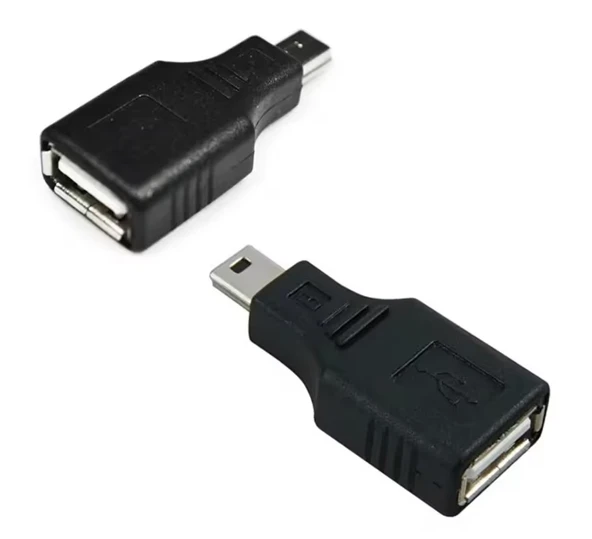 NAVİDATA Mini Usb Otg 5 Pin Mini Otg Adaptör Oto Teypleri Için Aparat - 4