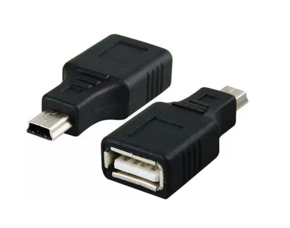 NAVİDATA Mini Usb Otg 5 Pin Mini Otg Adaptör Oto Teypleri Için Aparat - 5