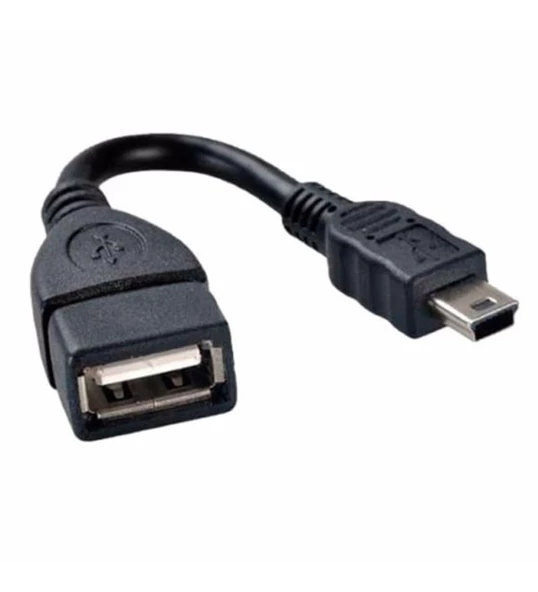 NAVİDATA 15M 5 PİN MİNİ USB OTG KABLO-MİNİ 5 PİN OTG USB KABLO - 2