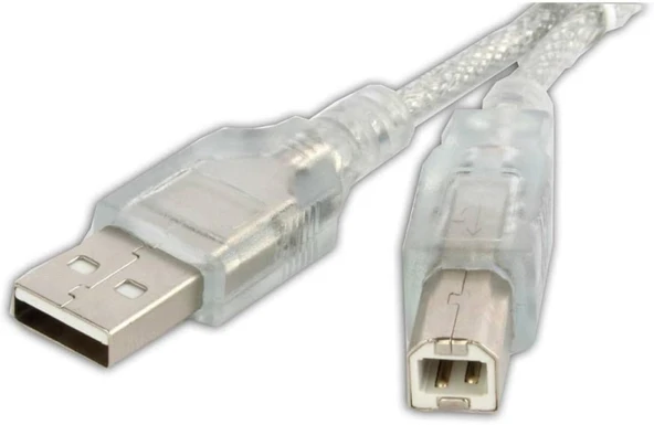 QPORT Q-PR3 3 Metre USB 2.0 Yazıcı Kablo 3m Yazıcı Kablo Printer Kablosu - 3