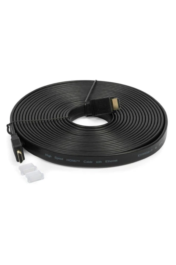 Versatile 5m Flat Hdmı Kablo Slim Yassı Kablo 1.4v Full Hd 4k 3d 5 Metre Hdmı Kablo - 2