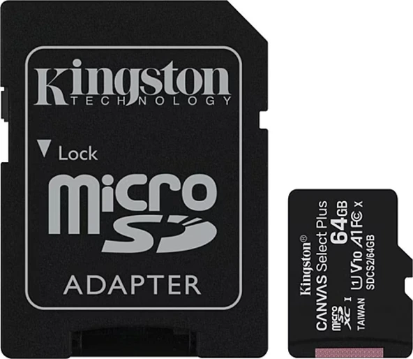 Kingston Microsd 64gb Canvas Select Plus Sdcs2/64gb Class10 Hafıza Kartı - 2