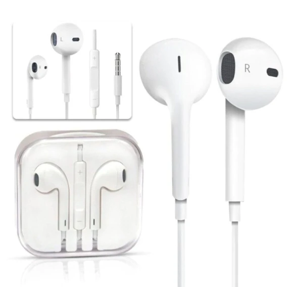 SUBZERO EP35 MİKROFONLU LİIGHTNING İPHONE KULAKLIK 6/6S/6 PLUS-5/5S/5C/5SE-4/4S/-3/3GS/3G UYUMLU İOS KULAKLIK - BEYAZ