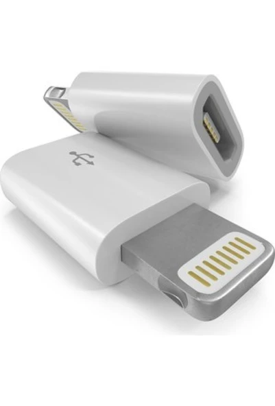 Micro Usb iOS Uyumlu iPhone Lightning Çevirici Micro İphone Dönüştürücü Adaptör - 4