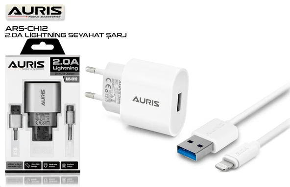 Auris 2a Lightning Set Şarj Cihazı Ars-ch12 İphone Şarj - 2