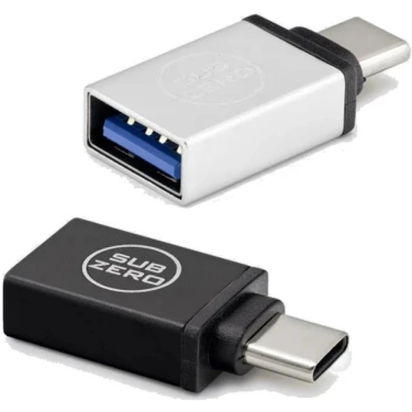 Subzeo CA24 Type-C Otg Çevirici - Type-C Erkek Usb Dişi Adaptör
