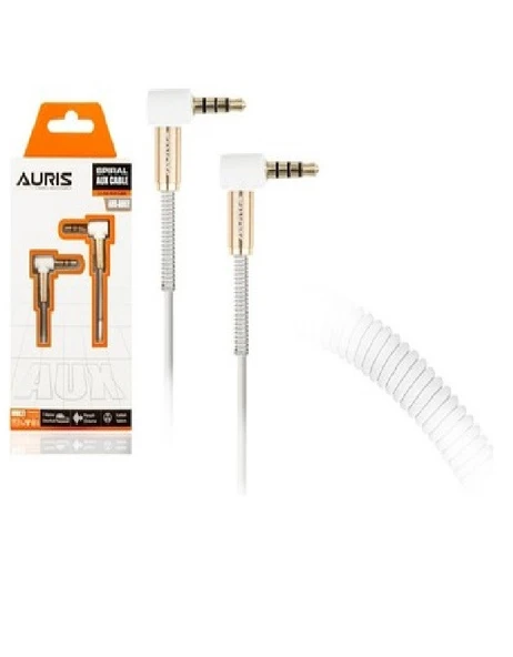 AURİS 3.5MM SPİRAL AUX KABLO ARS-AU02 BEYAZ - 3