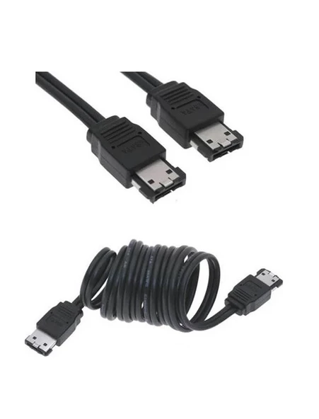 NAVİDATA 100CM E-Sata To Esata Kablo - E-Sata Data Kablosu - 1 Metre - 4