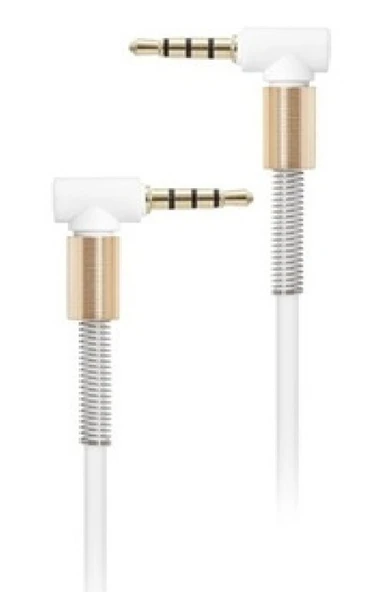 AURİS 3.5MM SPİRAL AUX KABLO ARS-AU02 BEYAZ
