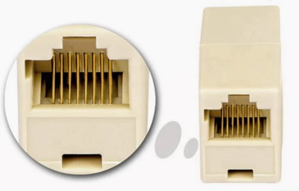 Hadron hd4062 10lu Adsl Cat5 Cat6 Rj45 Dişi dişi-RJ45 Birleştirici-İnternet kablo uzatma ara adaptör RJ45 Ara aparat 10 adet - 4