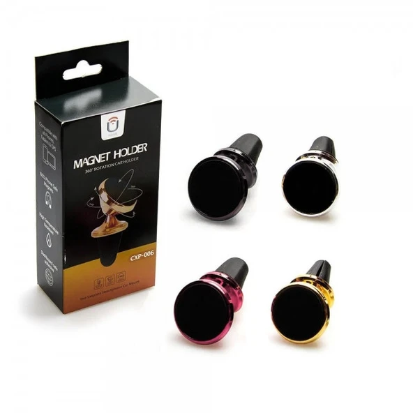 YOUDE cxp-007 ARAÇ İÇİ HAVALANDIRMA 360° MIKNATISLI TELEFON TUTUCU - 2