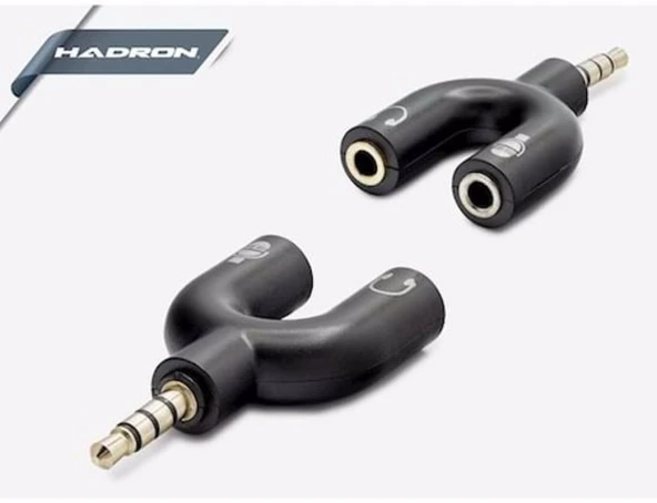 Hadron HN4612 3.5mm Aux Mikrofon Kulaklık Çevirici - 3