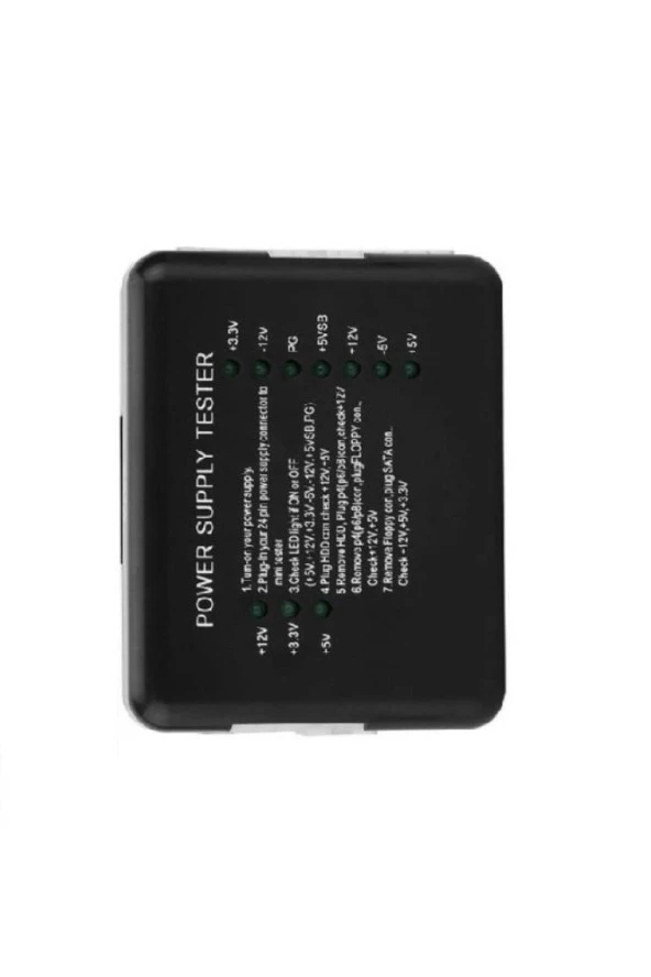 NAVİDATA NVD-314 Power Supply Test Cihazı Güç Kaynağı Test Ölçüm Cihazı arıza tespit cihazı PC Tester