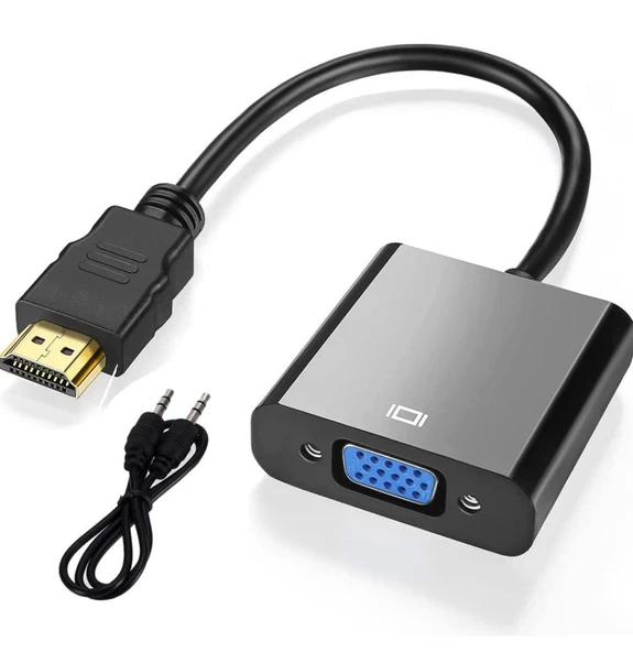 Hdx2019(4105) Hdmı Vga Çevirici Hdmı To Vga+ Sesli