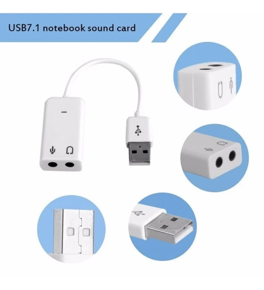 CONCORD C-849 USB SOUND 7.1 usb ses kartı kablolu
