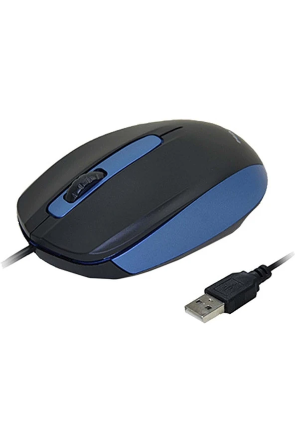 HADRON HDX3253(5667) MOUSE KABLOLU USB 1480 DPI 110CM MAVİ