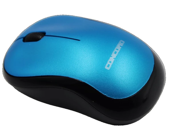 Concord C-13 2.4ghz Optik 1200DPİ Kablosuz Mouse MAVİ