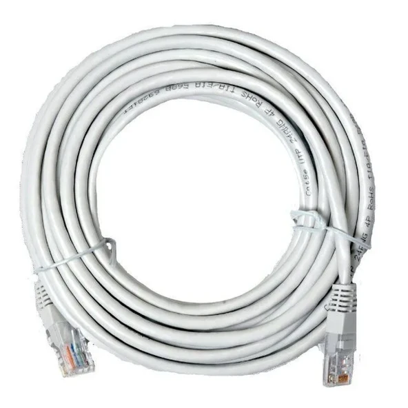 Flaxes Fnk-605g 5m Cat6 kablo Network Kablosu 5 Metre Cat6 Kablo Gri - 5