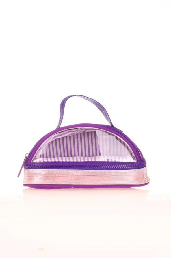 Kaukko Kalem Çantası Crescent Magıc Dreams Leather Purple K2682 - Resim 2