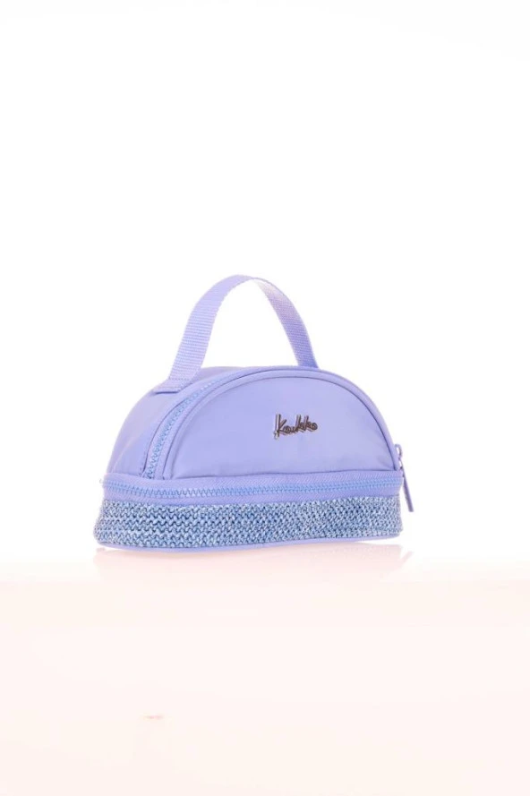 Kaukko Kalem Çantası Crescent Wıcker Soft Floral K2664