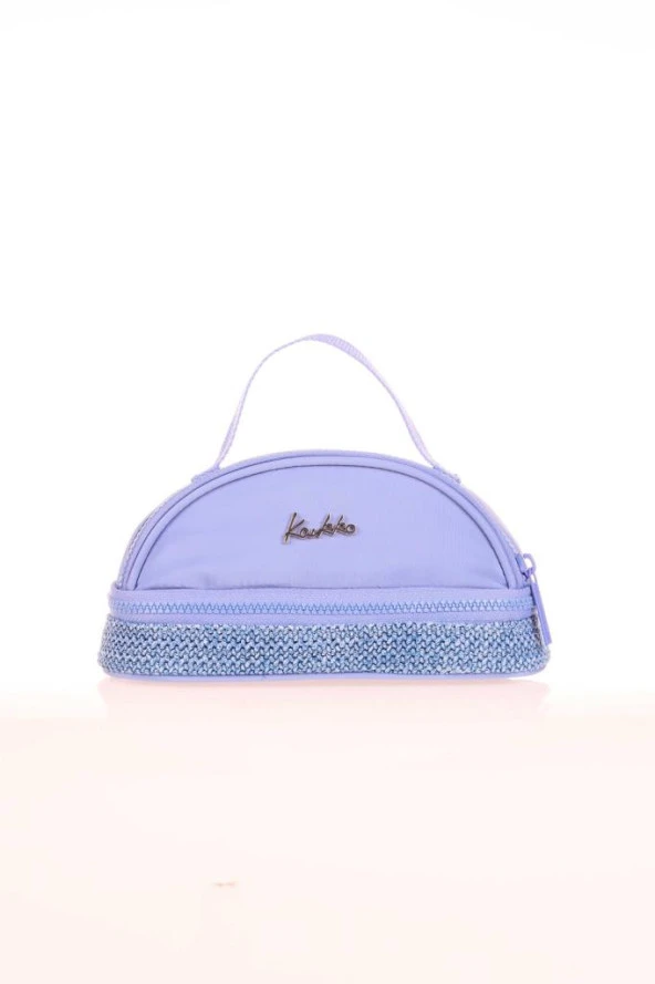 Kaukko Kalem Çantası Crescent Wıcker Soft Floral K2664 - 2