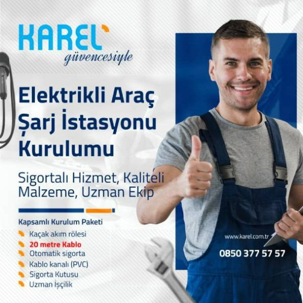 Elektrikli Araç Şarj İstasyonu Kurulumu /Altyapı Hizmeti