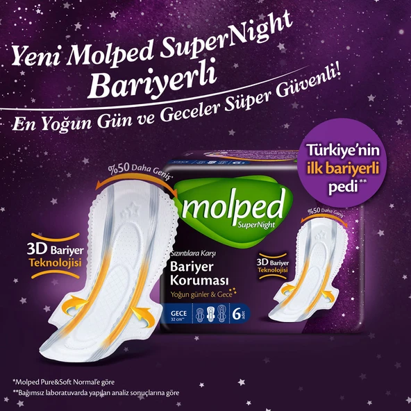 MOLPED AVANTAJLI GÜNDÜZ GECE PAKETİ (PURE&SOFT 46'LI NORMAL + SUPERNIGHT 22'Lİ GECE) - 8