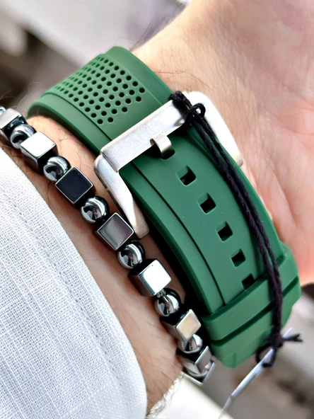 Ferrucci Function FCF.03297FS.04 Silikon Kordon Erkek Kol Saati - Resim 4