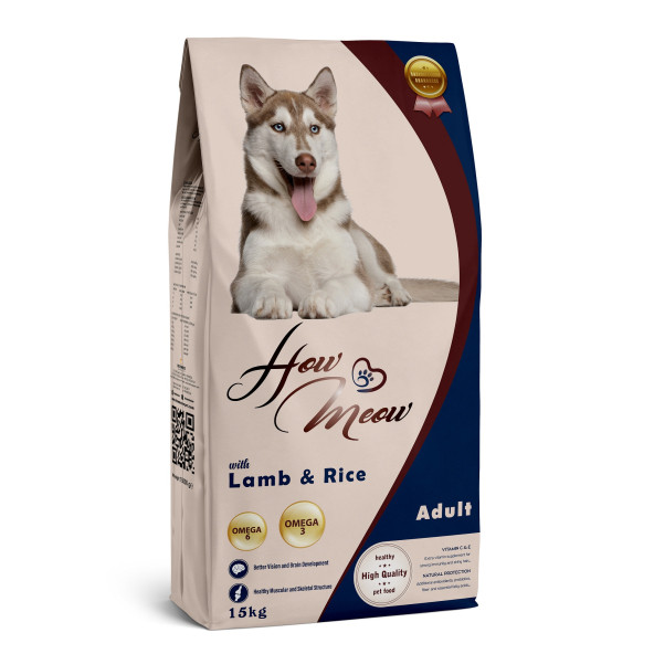 How Meow Kuzulu Yetişkin Köpek Maması 15 kg