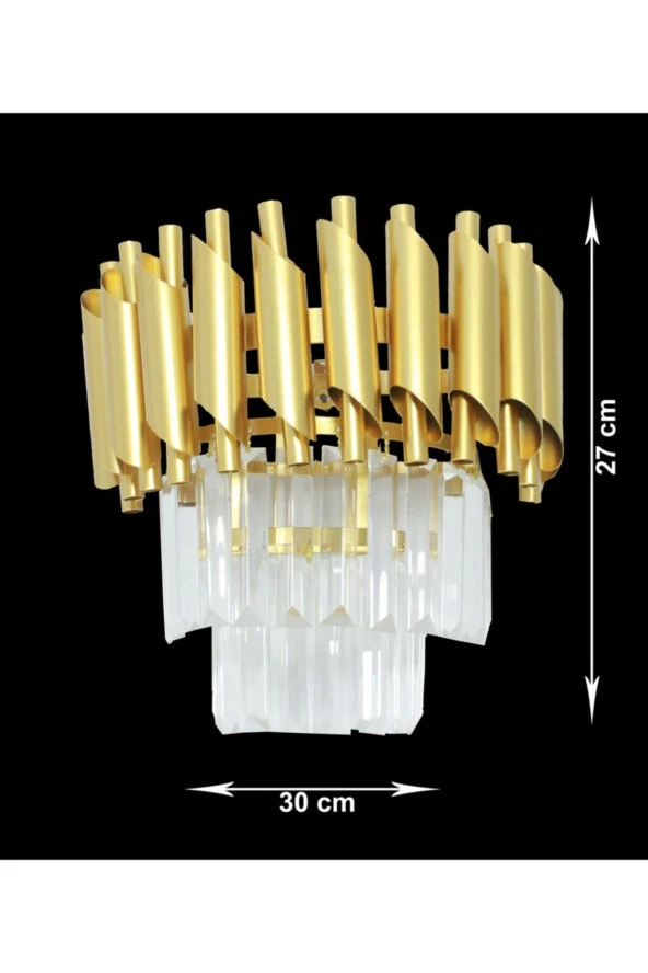 MATMAZEL AKSESUAR Roza Varaklı Gold - 3