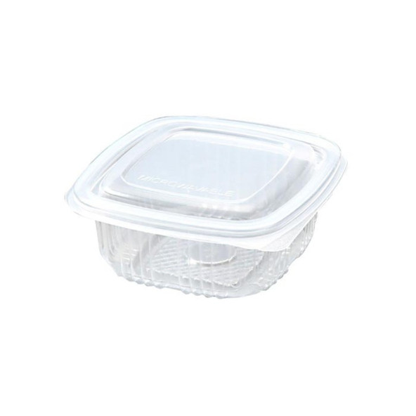 Plastik Saklama Kabı 250 gr 50 Adet Plastik Kapaklı Kase Sızdırmaz Kap Şeffaf Kullan At Kase - 2