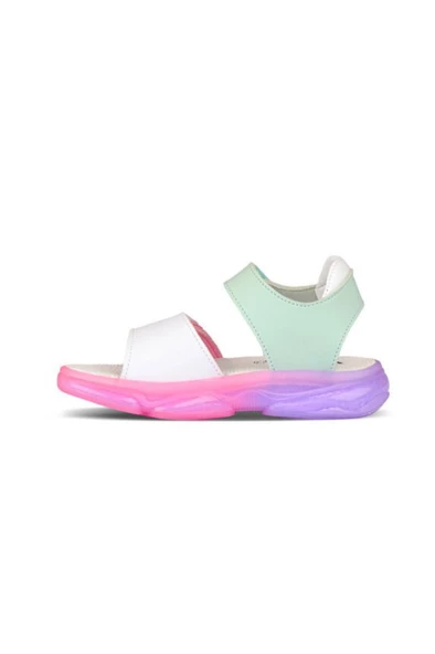 Vicco Laura 321.P24Y.223 Kız Çocuk Işıklı Sandalet Mint Beyaz 26-30 - 2