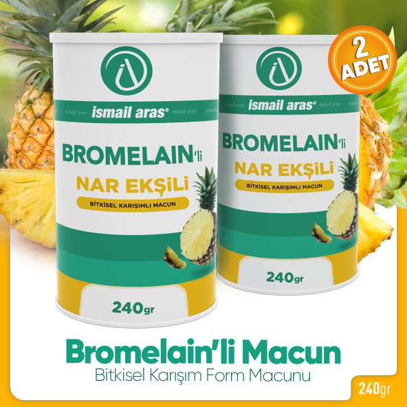 Bromelain'li Nar Ekşili Form Macunu 240 GR - 2 Kutu