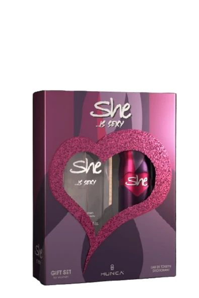 SHE Sexy Kadın Parfüm Seti 50 ml EDT + 150 ml Deodorant