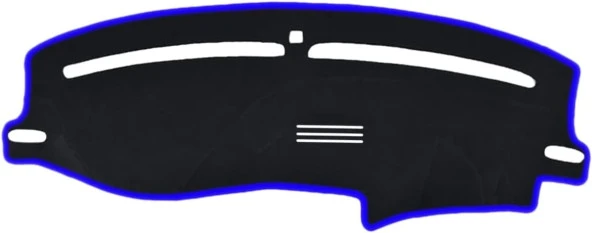 GUERRINO Torpido Koruma Halısı Siyah Kenar Renk Mavi Volvo S80 1998-2006 ile Uyumlu - Resim 2