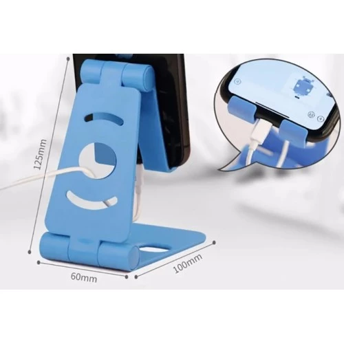 Masaüstü Katlanabilir Telefon Tablet Standı - Resim 5