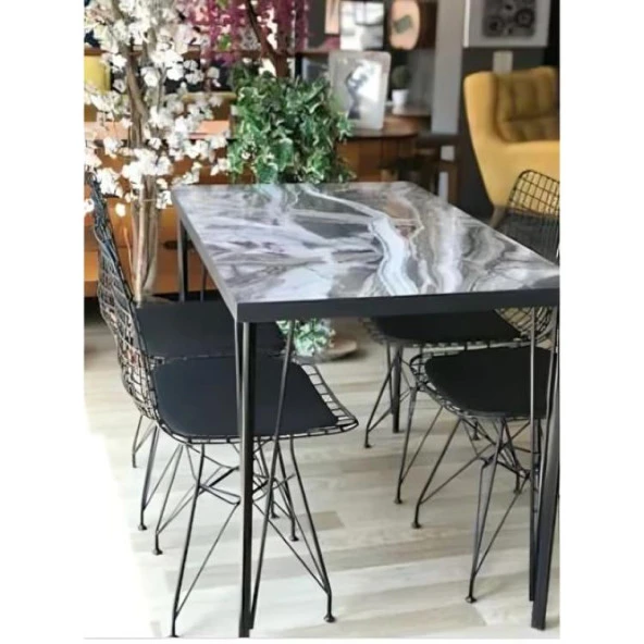 Metal Dresuar-Mutfak Masası Ayağı 75 Cm - Resim 2