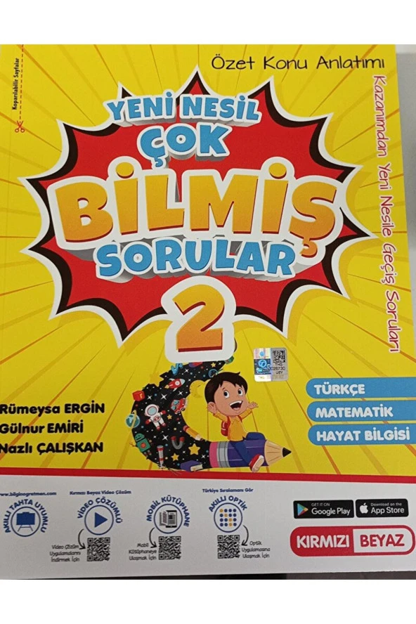 Kırmızı Beyaz Yeni Nesil 2.Sınıf ÇoBilmiş Sorular