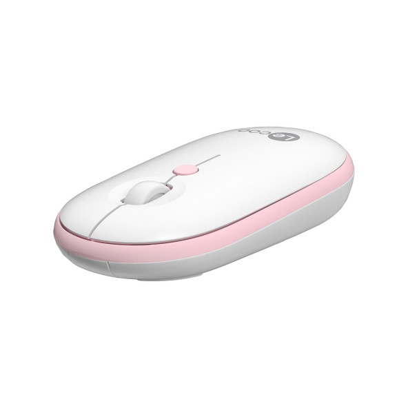 Lenovo Lecoo WS212 Kablosuz 1600DPI 4 Tuşlu Optik Mouse Beyaz & Pembe - 4