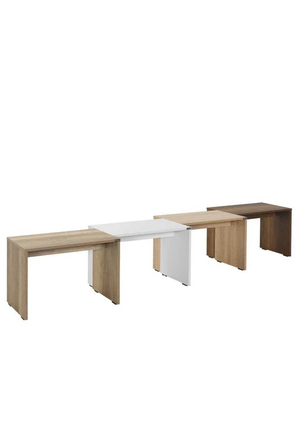 Rio Dikdörtgen Sehpa - Sonoma 60x43x40 cm (GxYxD) - 4