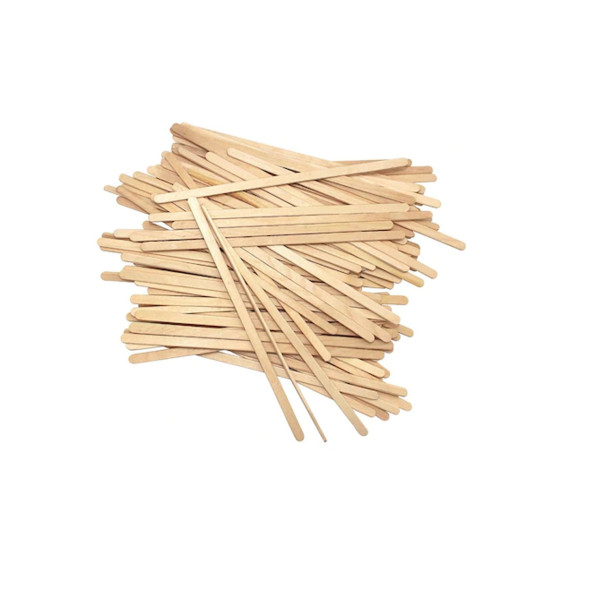 Ahşap Karıştırıcı Tahta Kaşık 500'lü X 24 Paket(1 Koli) Çay Kahve Karıştırıcı - 5