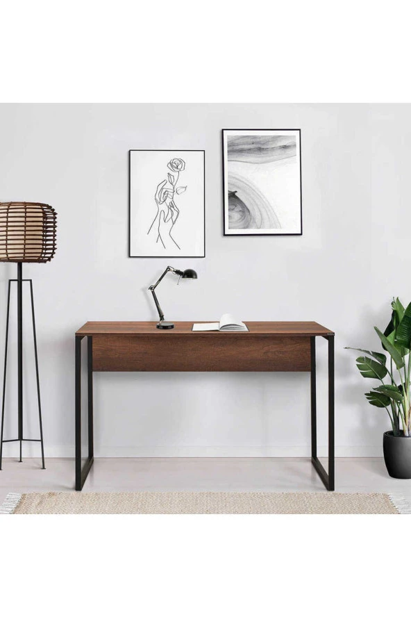 Connect Çalışma Masası-Koyu Ceviz (Oslo Ceviz) 120x75x60 cm (GxYxD) - 2
