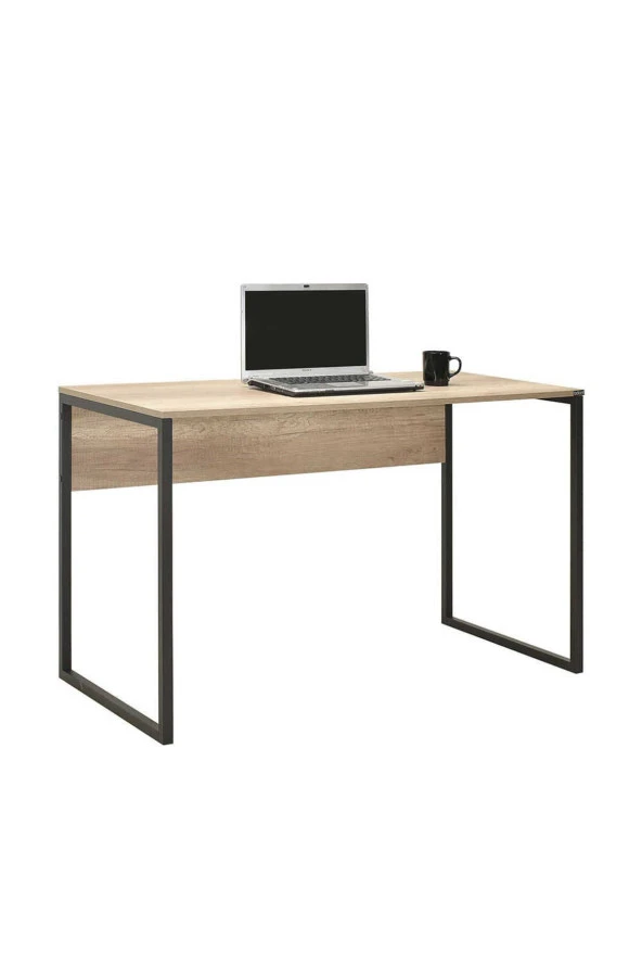 Connect Çalışma Masası-Açık Ceviz (Tori) 120x75x60 cm (GxYxD) - 3