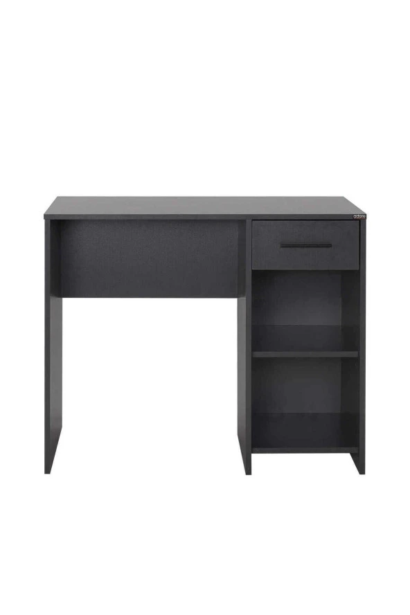 Trendline Çekmeceli Çalışma Masası-Antrasit 90x75x52 cm (GxYxD) - 4