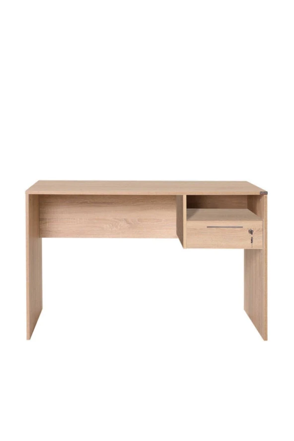 Concept Kilitli Çekmeceli Çalışma Masası-Sonoma 120x75x60 cm (GxYxD) - 6