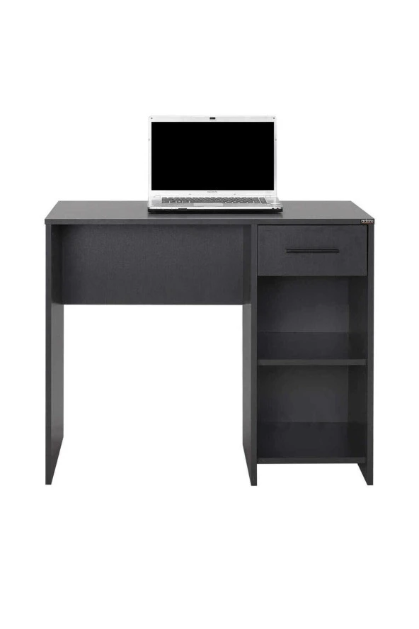 Trendline Çekmeceli Çalışma Masası-Antrasit 90x75x52 cm (GxYxD) - 6