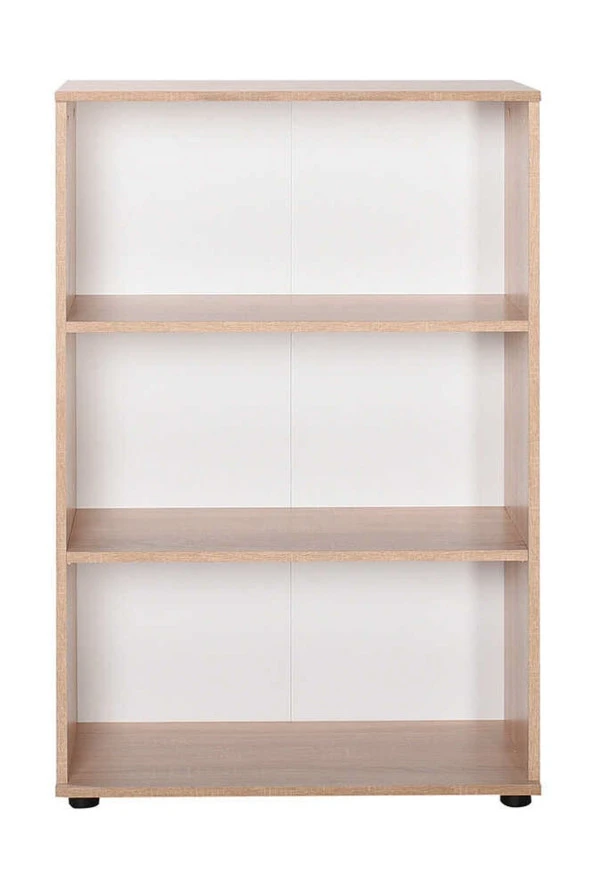 Rio 3 Raflı Kitaplık-Sonoma 72x109x34 cm (GxYxD) - 2