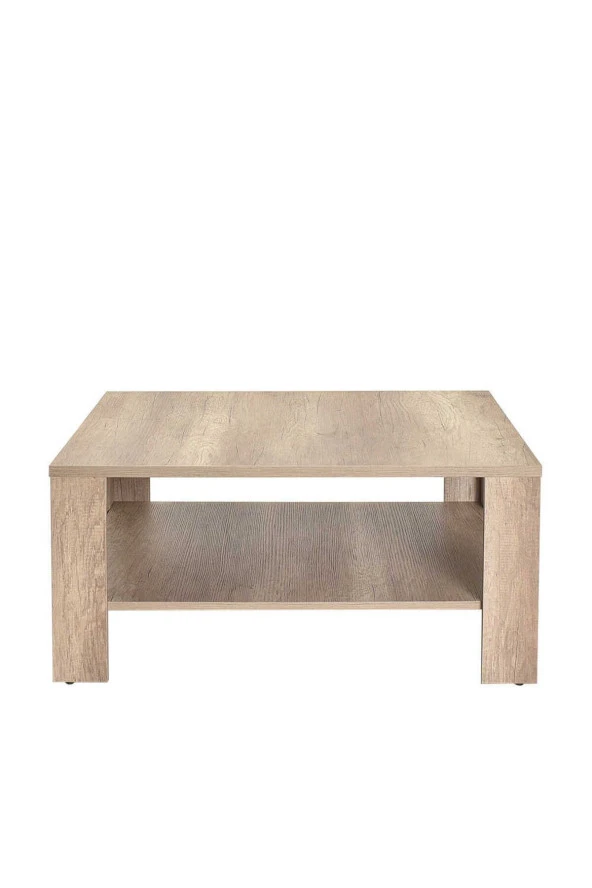 New Line Kare Orta Sehpa - Açık Ceviz (Tori) 90x42x90 cm (GxYxD) - 3